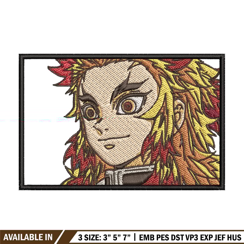 Rengoku embroidery design, Rengoku embroidery, Embroidery shirt, Embroidery file, Anime design, Digital download.jpg