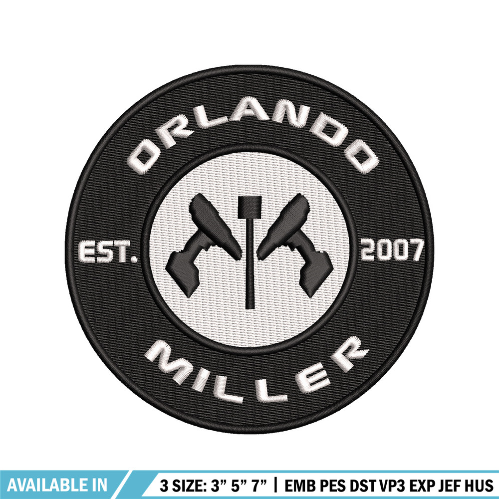 Orlando Miller Installations embroidery design, logo embroidery, logo design, embroidery file, Digital download..jpg