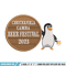Pebguin logo embroidery design, Pebguin embroidery, logo design, animal design, Embroidery shirt, Instant download.jpg