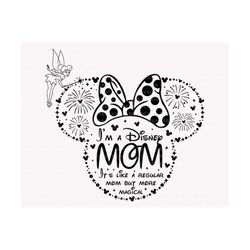 i'm a mom, it's like a regular grandma but more magical svg, family vacation svg, mother's day svg, mouse head svg, fami
