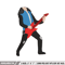 Player guitar embroidery design, Player guitar embroidery, logo design, Embroidery shirt, logo shirt, Instant download.jpg