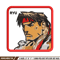 Ryu box embroidery design, Street Fighter embroidery, Anime design, Embroidery file, Embroidery shirt, Digital download.jpg