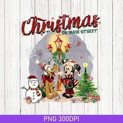 mickey and friend christmas digital, disney family christmas, disney xmas png, the most magical place on earth png