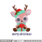 Reindeer chibi embroidery design, Chrismas embroidery, Embroidery file, Embroidery shirt, Emb design,Digital download.jpg