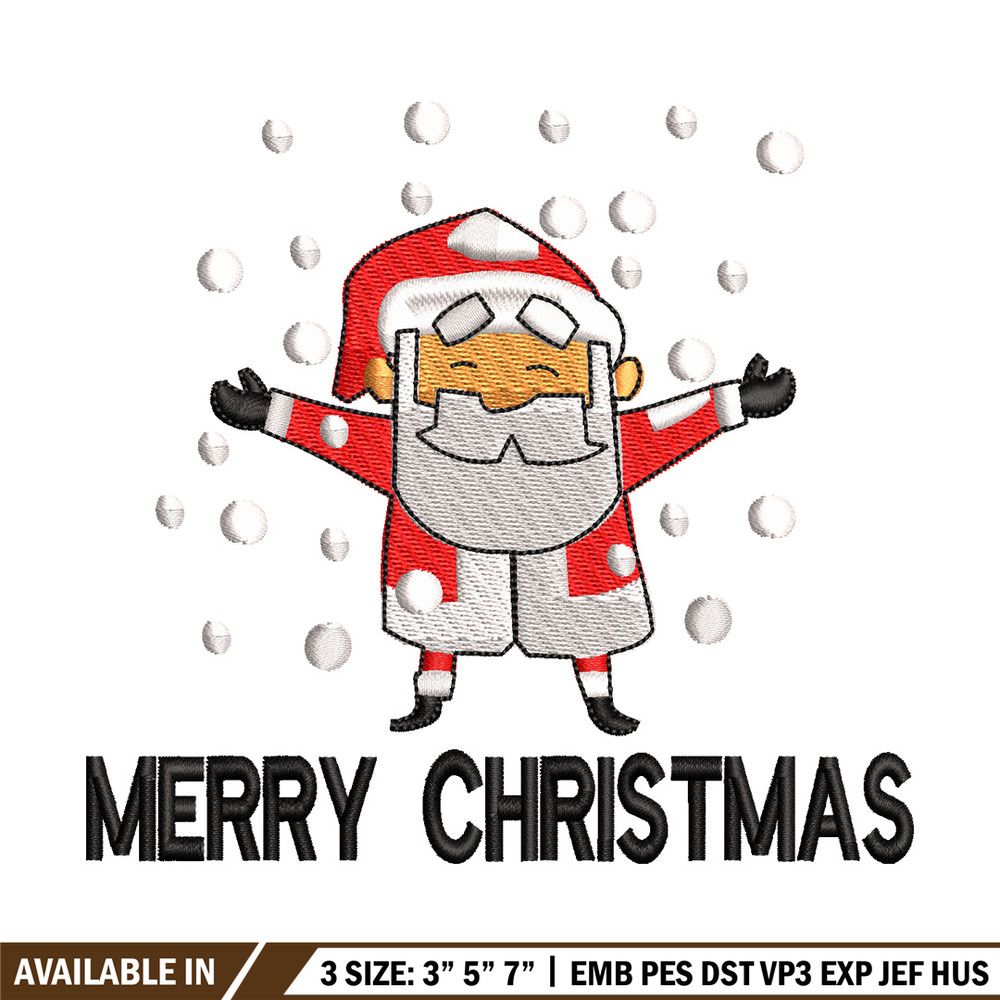 Satan snow embroidery design, Chrismas embroidery, Emb design, Embroidery shirt, Embroidery file, Digital download.jpg