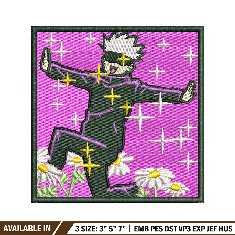 Satoru box embroidery design,Jujutsu kaisen embroidery, Nike design, Embroidery shirt, Embroidery file, Digital download.jpg