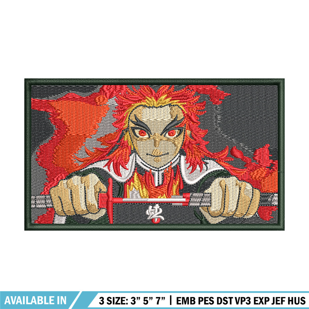 Rengoku box embroidery design, Rengoku embroidery, Anime design, Embroidery shirt, Embroidery file, Digital download.jpg