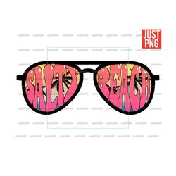 salty beach, salty beach sunglasses png, beach design file for sublimation or print, summer, instant digital download