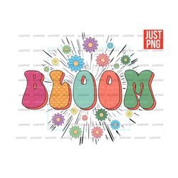 bloom, bloom png, bloom file design for sublimation or print, flowers, spring, instant digital download