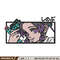 Shinobu frame embroidery design, Shinobu embroidery, Embroidery shirt, Embroidery file, Anime design, Digital download.jpg