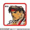 Ryu box embroidery design, Street Fighter embroidery, Anime design, Embroidery file, Embroidery shirt, Digital download.jpg