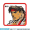 Ryu box embroidery design, Street Fighter embroidery, Anime design, Embroidery file, Embroidery shirt, Digital download.jpg