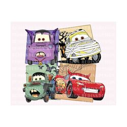 halloween cars png, cars character halloween png, halloween masquerade png, trick or treat png, spooky vibes png, hallow