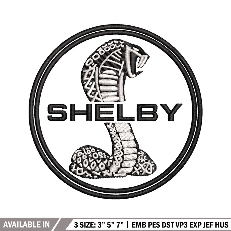 Shelby circle embroidery design, Logo embroidery, Emb design, Embroidery shirt, Embroidery file, Digital download.jpg