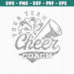 cheer coach svg, png dxf eps, cheerleader coach shirt, megaphone svg, pom pom, cricut cut files, silhouette, sublimation
