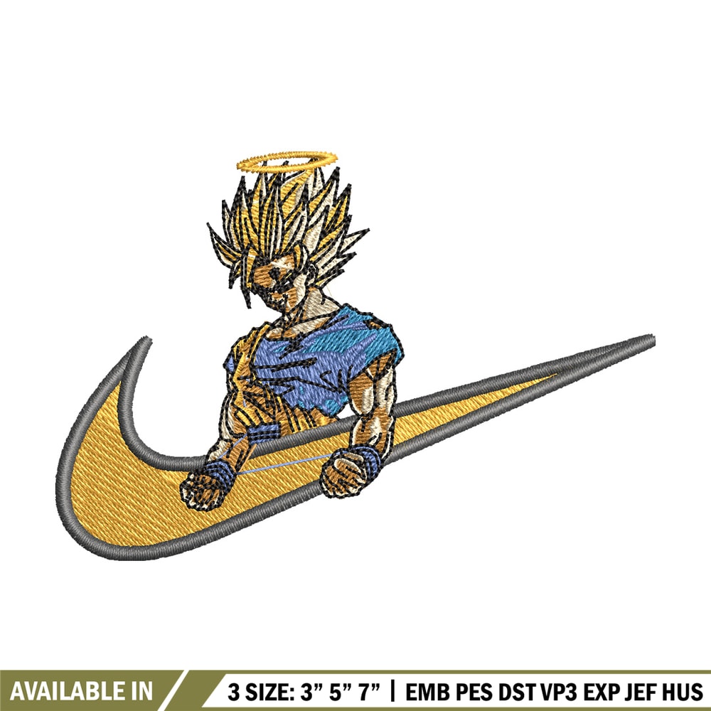 Swoosh songoku embroidery design, Dragonball embroidery, Nike design,Embroidery file, Embroidery shirt, Digital download.jpg