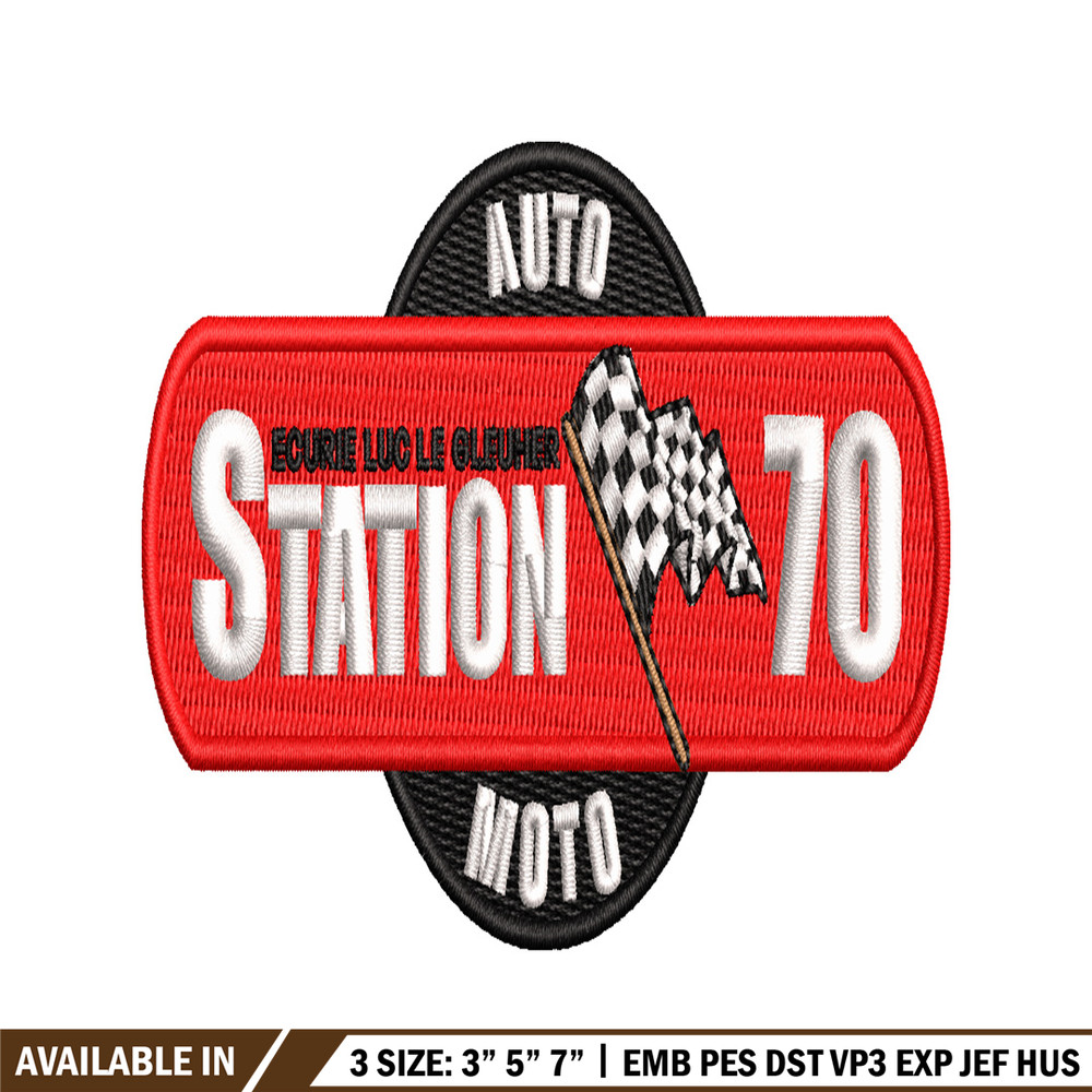 Station 70 embroidery design, Station 70 embroidery, embroidery file, logo design, logo shirt, Digital download..jpg