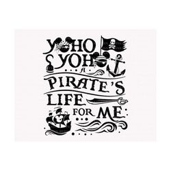 pirate's life for me svg, mouse pirate svg cruise trip svg, family trip svg, mouse anchor svg, vacay mode svg, family sh