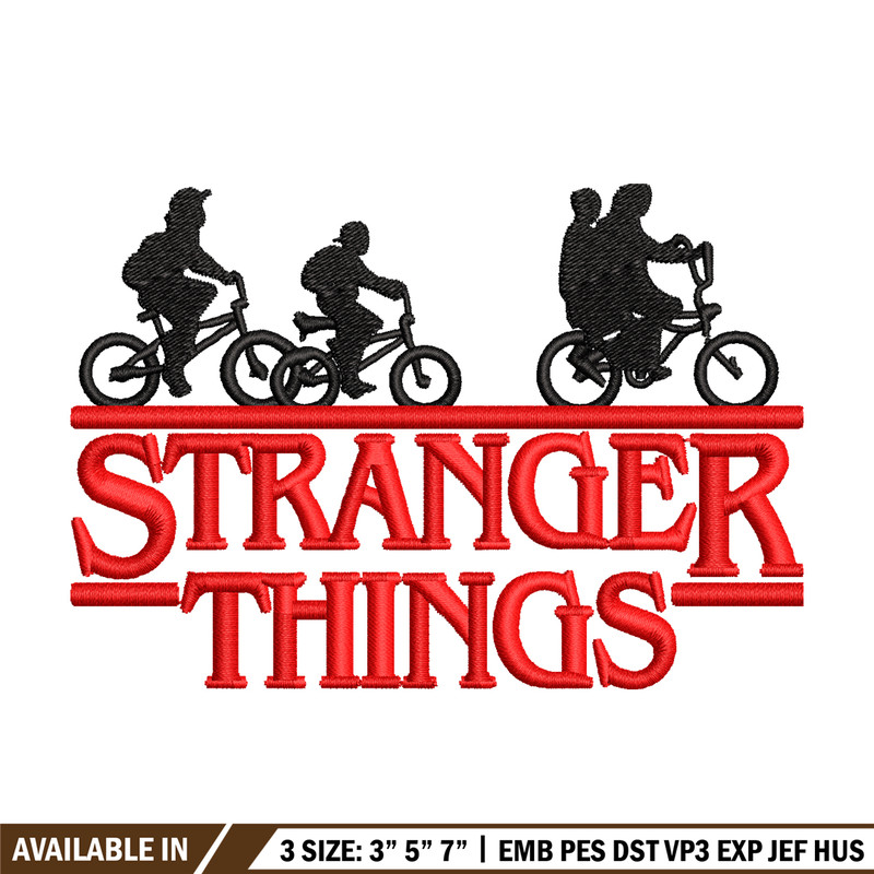 Stranger Things logo embroidery design, logo embroidery, logo design, logo shirt, Embroidery shirt, Instant download.jpg