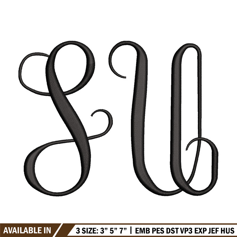 Su logo embroidery design, Logo embroidery, Emb design, Embroidery shirt, Embroidery file, Digital download.jpg