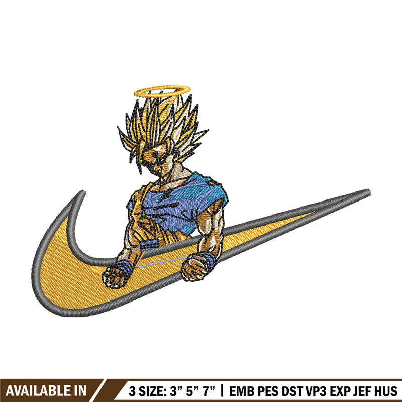 Swoosh songoku embroidery design, Dragonball embroidery, Nike design,Embroidery file, Embroidery shirt, Digital download.jpg