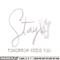 Stay Tomorrow Needs You embroidery design, logo embroidery, embroidery file, logo design, logo shirt, Digital download..jpg