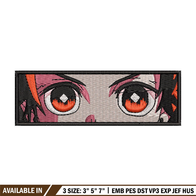 Tanjiro eyes embroidery design, Tanjiro embroidery, Anime design, Embroidery shirt, Embroidery file, Digital download.jpg
