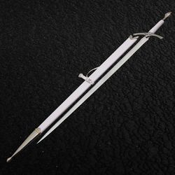 Handmade Glamdring White Sword of Gandalf from The Lord of The Ring (LOTR) Replica