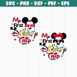 bundle first trip svg, family vacation svg, family trip svg, vacay mode svg, magical kingdom svg, svg, png files for cri