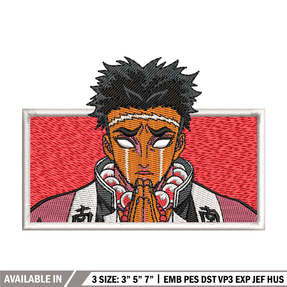 Stone hashira embroidery design, Gyomei embroidery, Anime design, Embroidery file, Embroidery shirt, Digital download.jpg