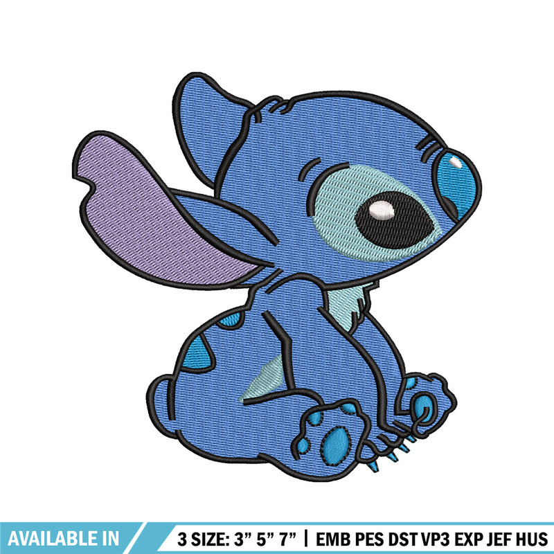 Stitch embroidery design, Stitch cartoon embroidery, cartoon design, embroidery file, logo shirt, Digital download..jpg