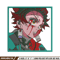 Tanjiro green embroidery design, Tanjiro embroidery, Anime design, Embroidery shirt, Embroidery file, Digital download.jpg