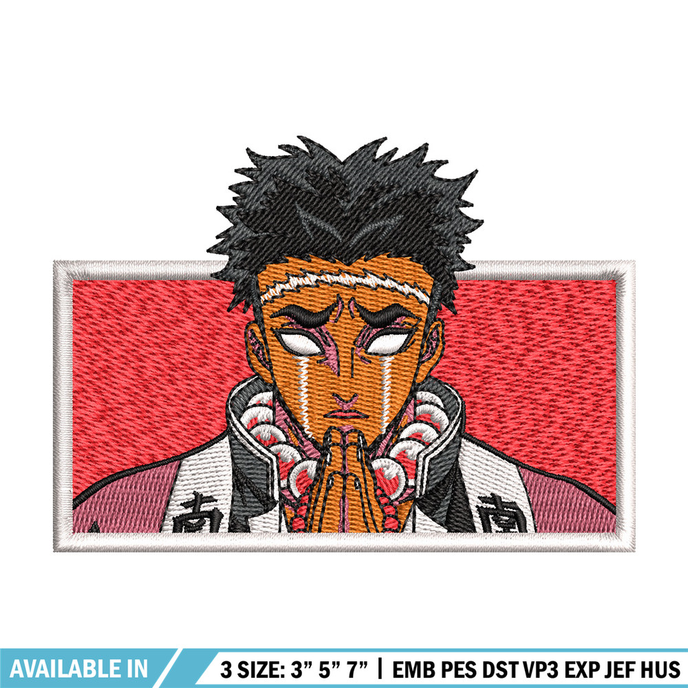 Stone hashira embroidery design, Gyomei embroidery, Anime design, Embroidery file, Embroidery shirt, Digital download.jpg