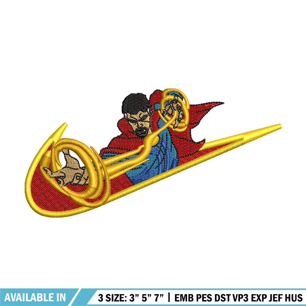 Strange x nike embroidery design, Marvel embroidery, Nike design, Embroidery shirt, Embroidery file, Digital download.jpg