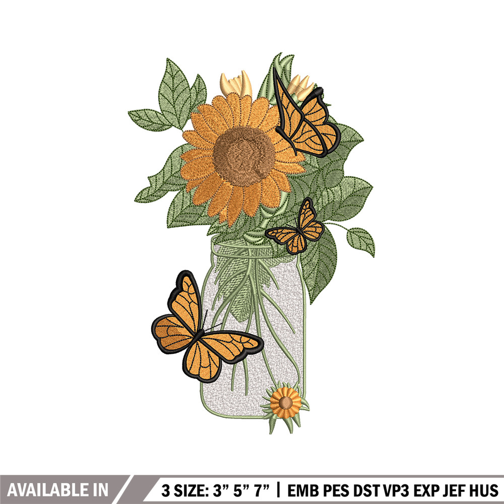 Sunflowers embroidery design, Sunflowers embroidery, flowers design, logo design, logo shirt, Digital download.jpg