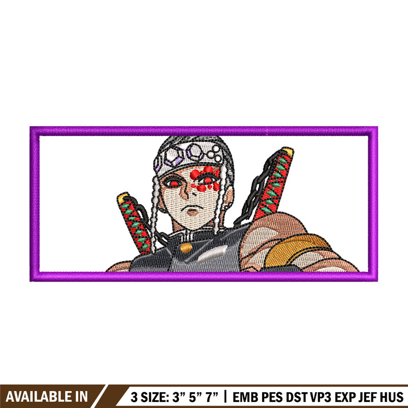 Tengen box embroidery design, Demon slayer embroidery, Anime design, Embroidery shirt, Embroidery file, Digital download.jpg
