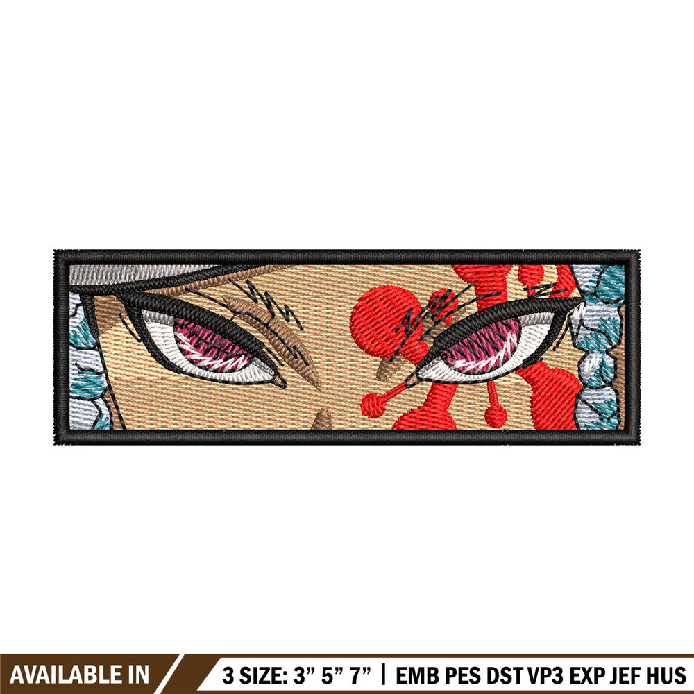 Tengen eyes embroidery design, Tengen embroidery, Anime design, Embroidery shirt, Embroidery file, Digital download.jpg