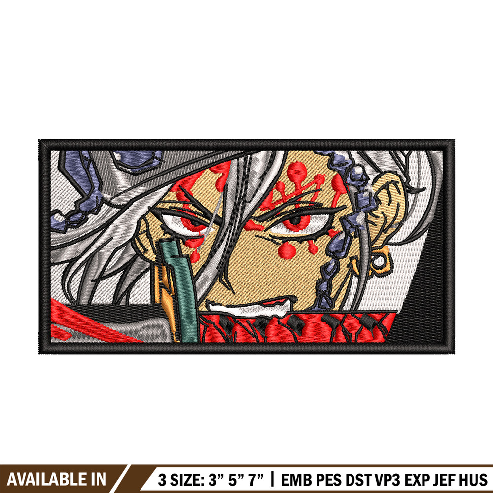 Tengen Uzui embroidery design, Kimetsu no Yaiba embroidery, embroidery file, anime design, anime shirt, Digital download.jpg