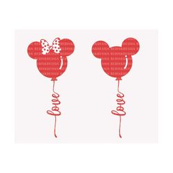mouse balloon bundle svg, mouse love svg, funny valentine's day, valentine's day, mouse valentine svg, valentines couple