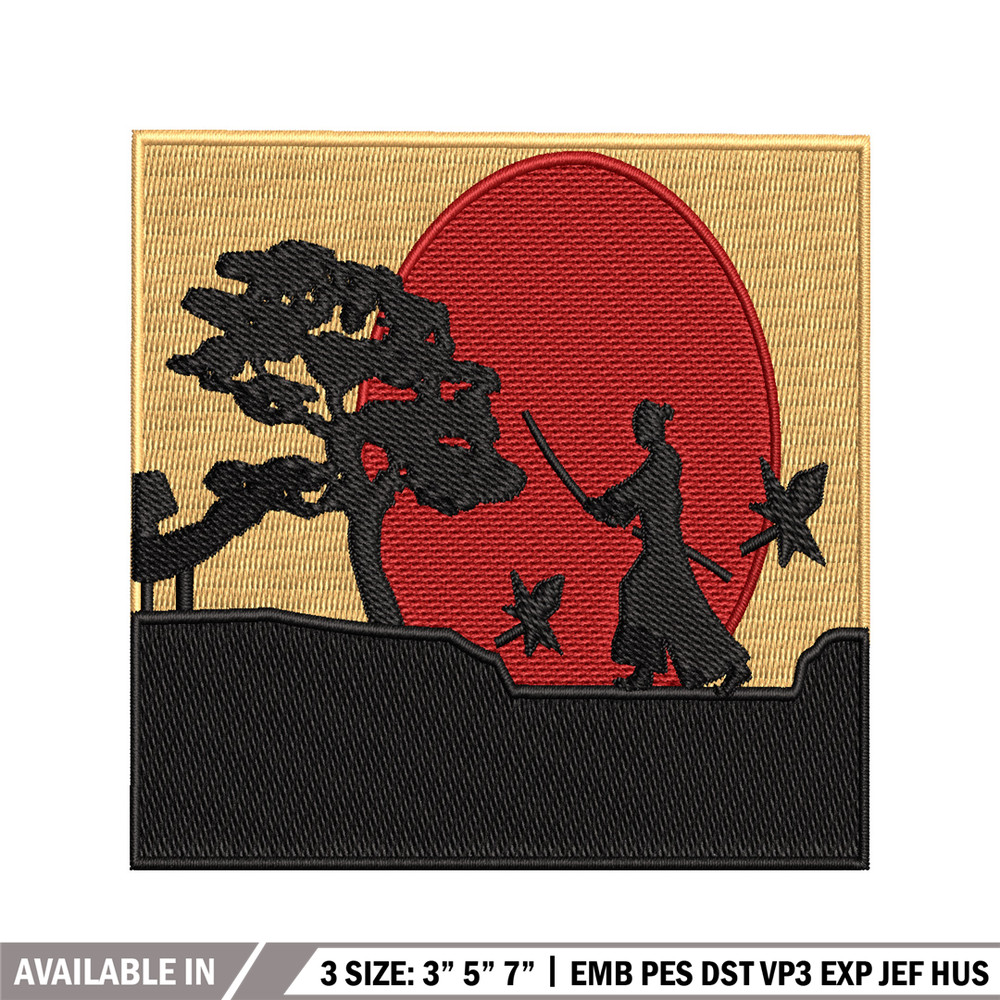 Swordsman moon embroidery design, Swordsman embroidery, embroidery file, Picture design, logo shirt, Digital download..jpg