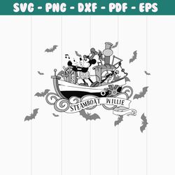 steamboat mouse svg, easy cut file for cricut, layered by colour