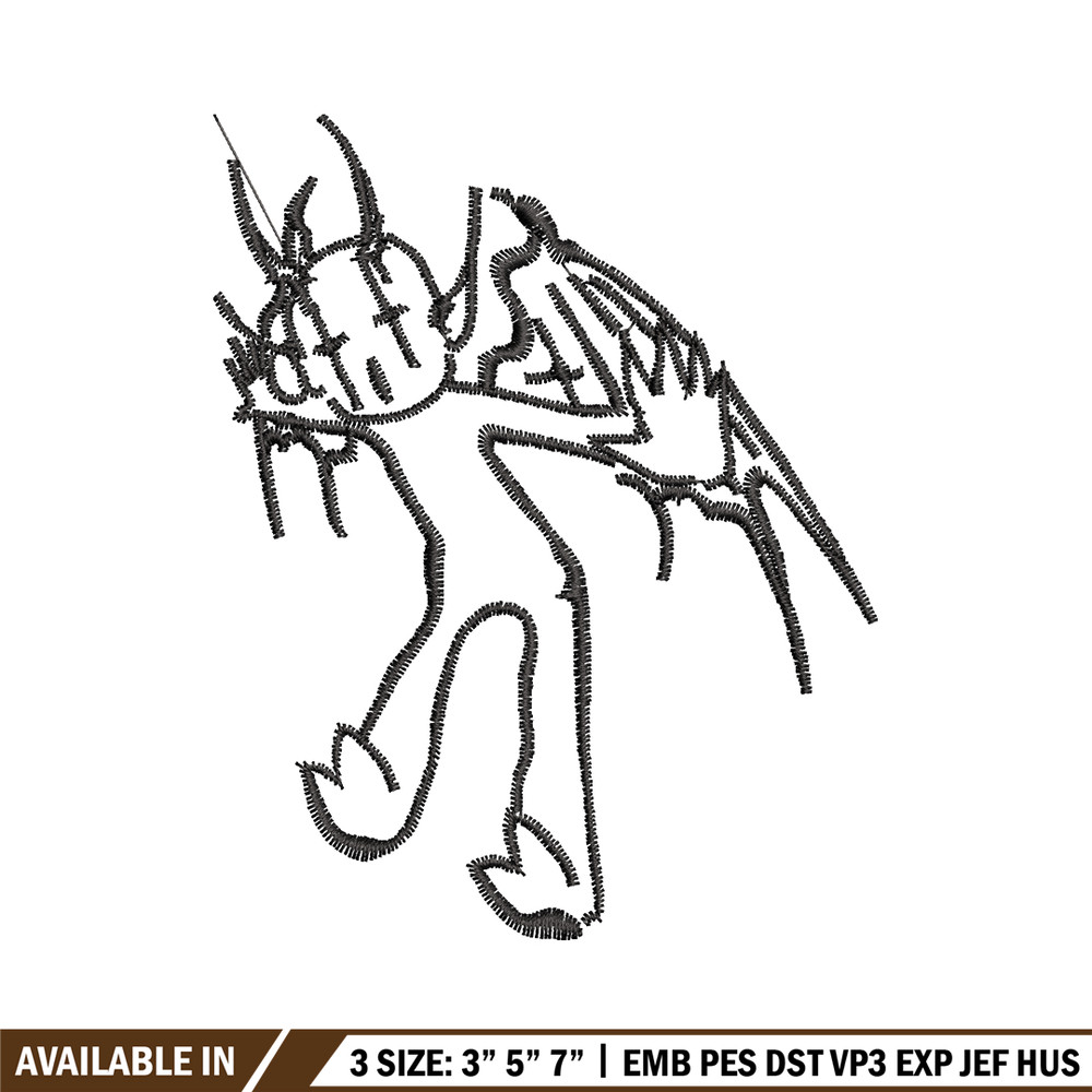 The Devil logo embroidery design, The Devil embroidery, logo design, Embroidery shirt, logo shirt, Instant download.jpg