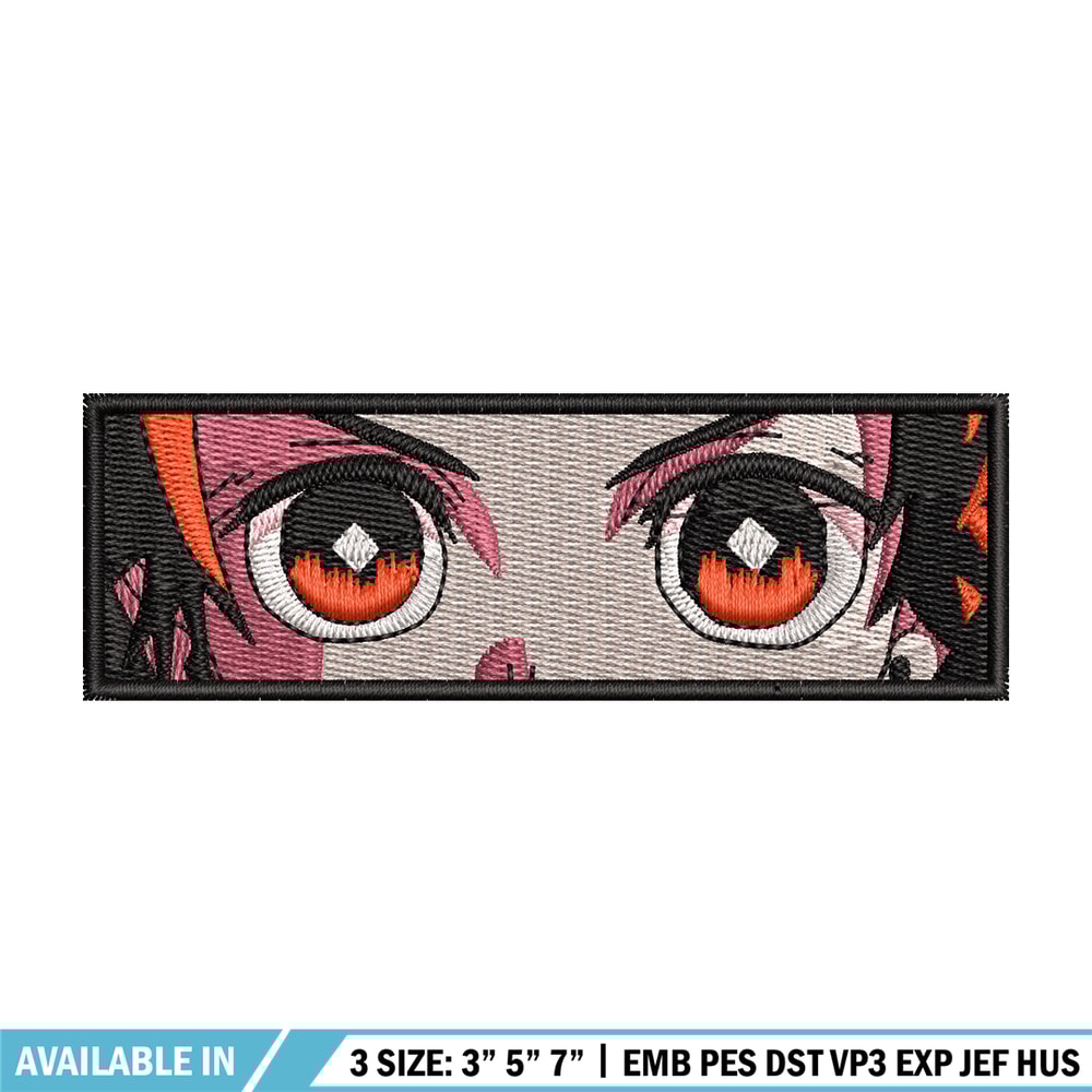 Tanjiro eyes embroidery design, Tanjiro embroidery, Anime design, Embroidery shirt, Embroidery file, Digital download.jpg