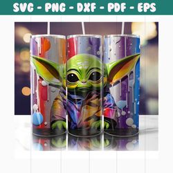3d tumbler wrap ceramic cracked 20 oz skinny sublimation design, instant digital download png, straight