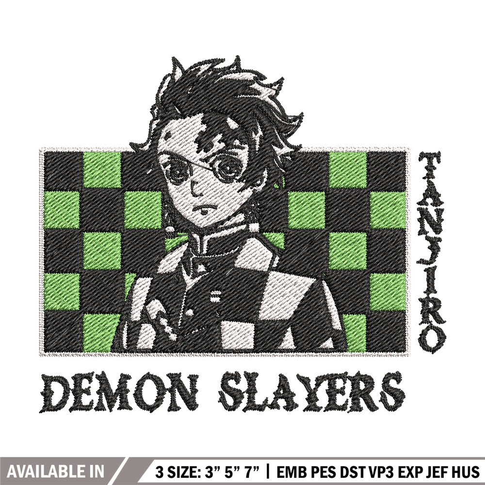 Tanjiro man embroidery design, Tanjiro embroidery, Embroidery shirt, Embroidery file, Anime design, Digital download.jpg