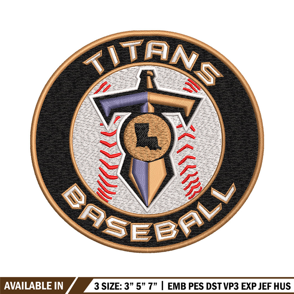 Titan baseball embroidery design, Baseball embroidery, Emb design, Embroidery shirt, Embroidery file, Digital download.jpg