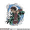 Tanjiro water breathing embroidery design, Kimetsu no Yaiba embroidery, anime design, anime shirt, Digital download.jpg