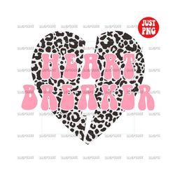 heart breaker, heart breaker png, heart breaker leopard file design for sublimation or print, valentine's day, instant d