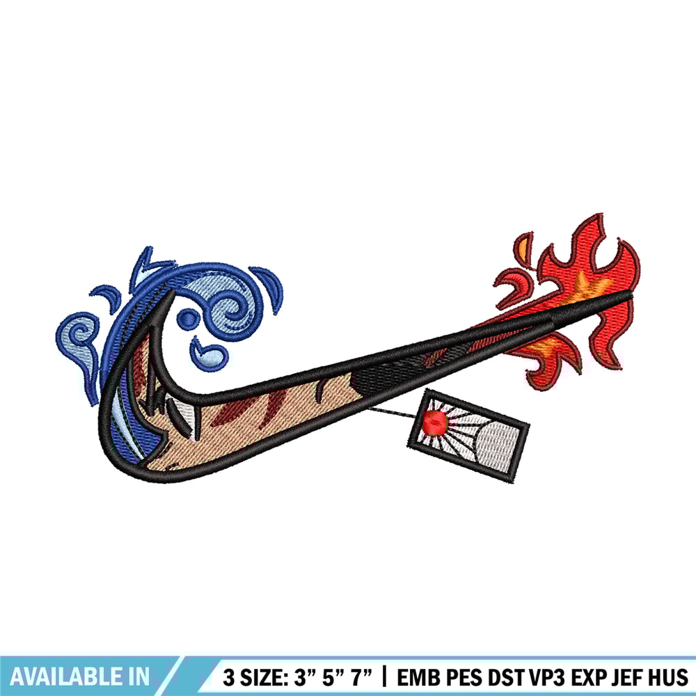 Tanjiro nike embroidery design, Kimetsu no Yaiba embroidery, nike design, anime shirt, digital download.jpg