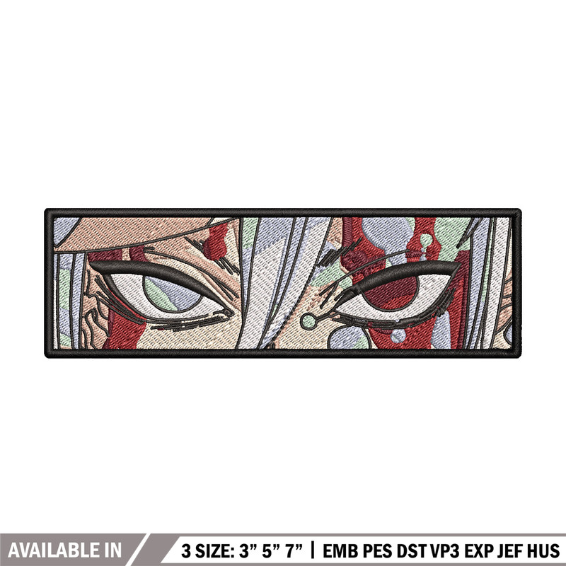 Tengen eyes embroidery design, Tengen embroidery, Embroidery shirt, Embroidery file, Anime design, Digital download.jpg